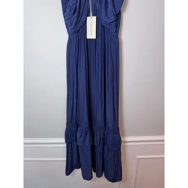 Ramy Brook Nelly Dress Midi MSRP $495 Size XXS Navy Blue Flowy Cocktail NWT - Image 15