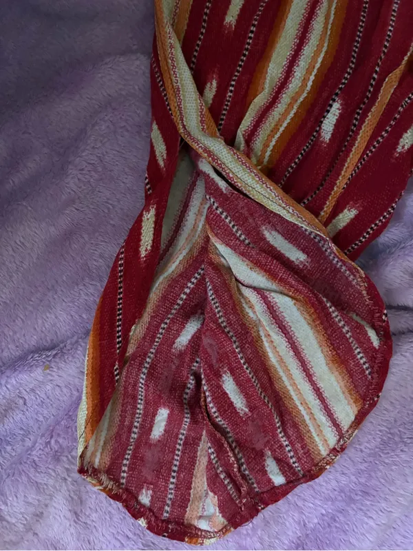 American Rag Red Striped Pull-On Capris - Image 4