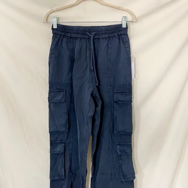 NWT Beach Riot Cassius Pants Dark Navy Blue Size S - Image 8