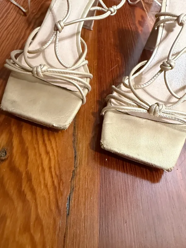 Chinese Laundry Yita Gold Strappy Heels - Image 6