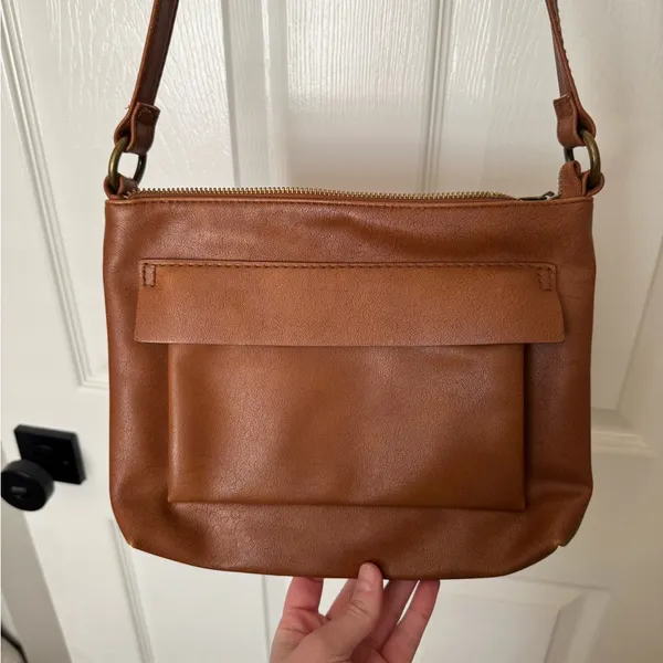 Universal Threads Tan Leather Bag - Image 2