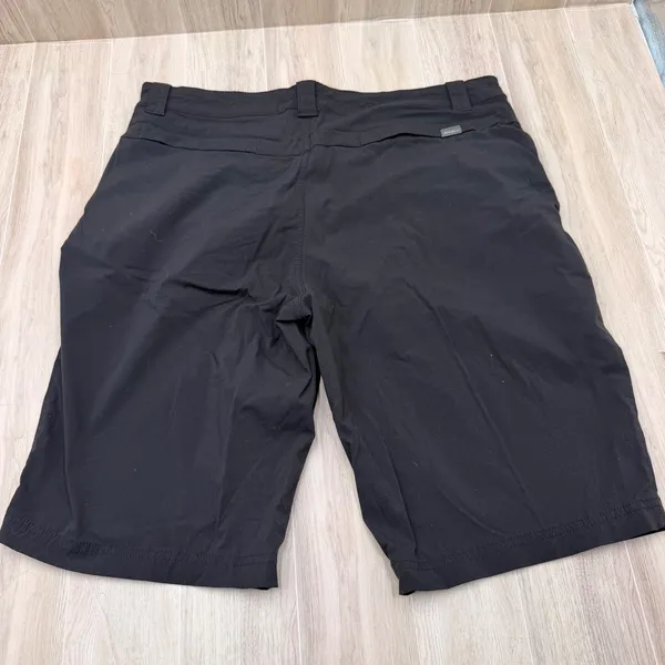 Eddie Bauer Travex Shorts Womens 10 Black Excellent Hiking Outdoor Stretch - Image 2