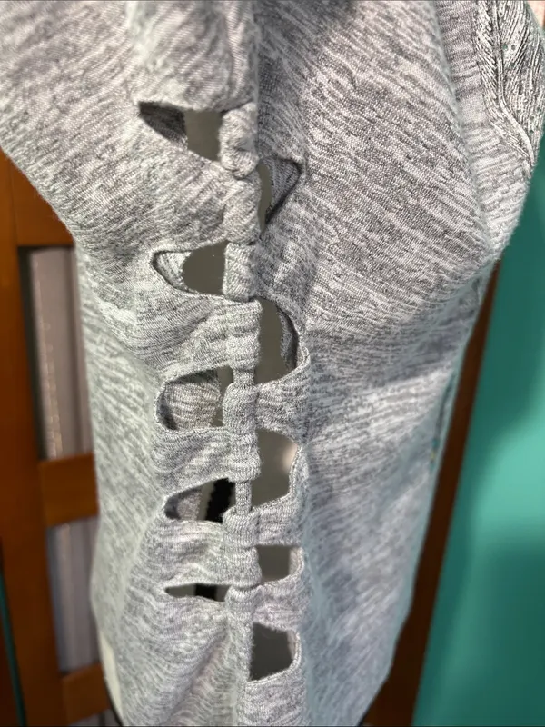Miss Me Grey Short Sleeve Embellished Boho Tee - Image 7