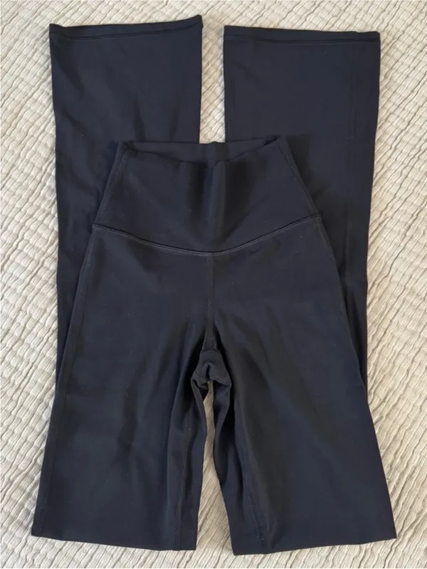 Athleta Transcend Slim Pant XXS Black High Rise Yoga Flare Leggings Active 807 - Image 4