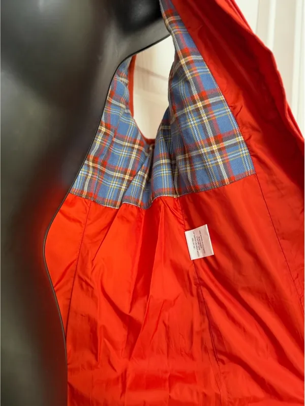 ***SALE!!*** Metro red hooded puffer vest with faux fur trim - Image 4