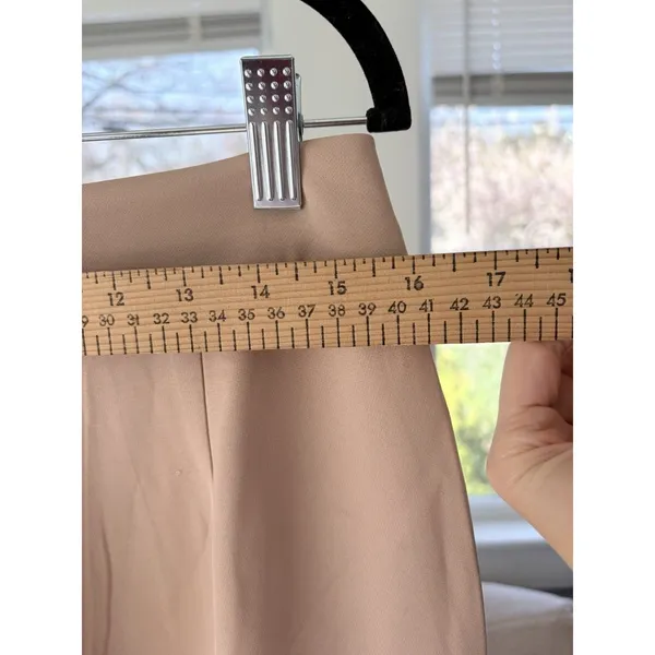 Sincerely Jules Caramel Tan Pintuck Dress Pants Size L NWT - Image 5