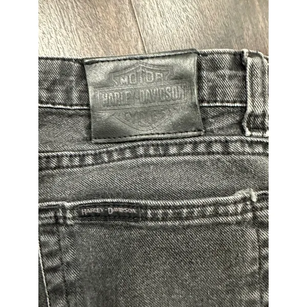 Harley-Davidson Genuine MotorClothes‎ Black Denim Jeans - Image 5