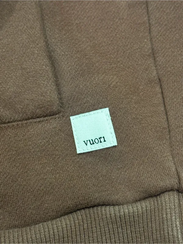 Vuori Restore Full Zip Jacket Hoodie Brown Size Small - Image 2