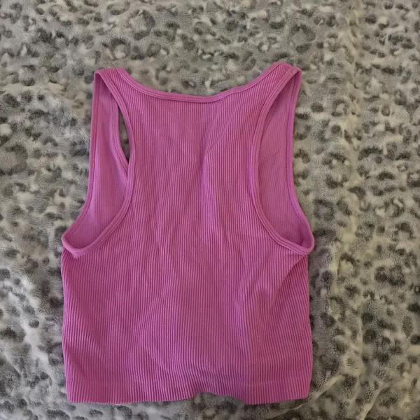 Aeropostale Tank Top Cropped Pink - Image 2