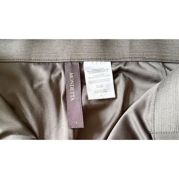 Mondetta Women’s Gray Lined Pants Elastic Waist Comfort Fit Size 6 - Image 3