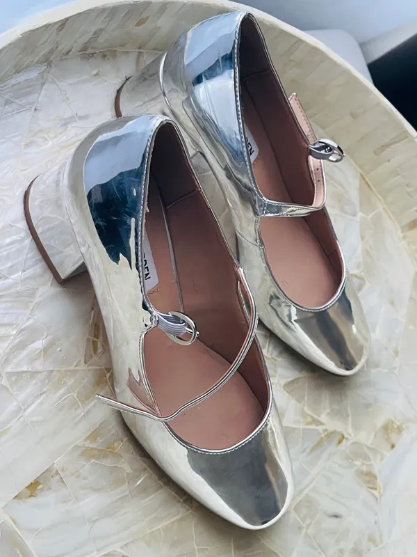 Steve Madden Hawke Patent Slip On Mary Jane Heels by - Image 5