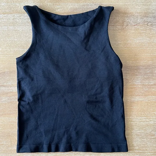 Free People Intimately Black Crop Tank - Image 7