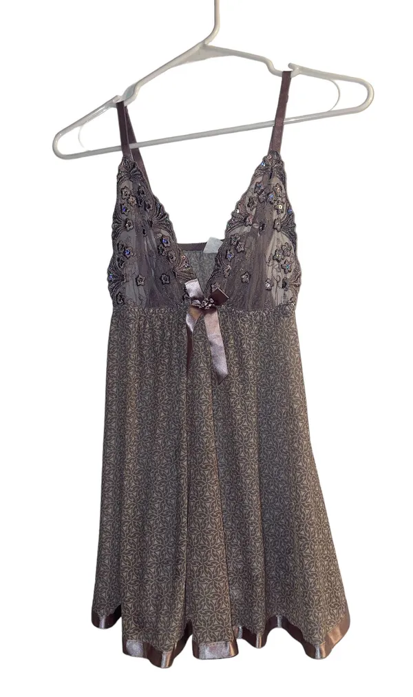 Purple Slip Dress Size L - Image 2