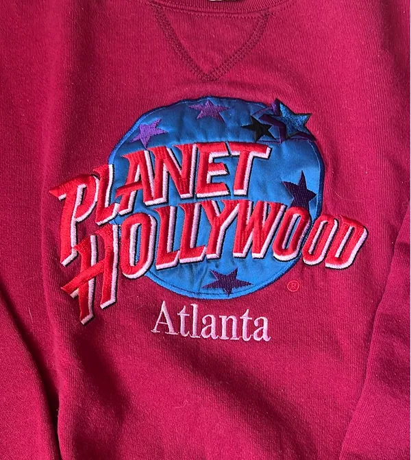 Vintage Planet Hollywood Atlanta Crewneck - Image 2