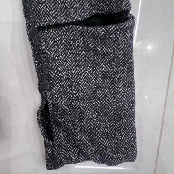 Lululemon Think Fast Long Sleeve Heathered Herringbone Heathered Black - Image 8