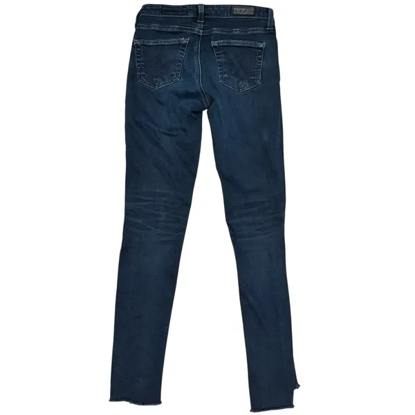 AG Adriano Goldschmied Dark Wash The Legging Super Skinny Ankle Jean size 24 - Image 4