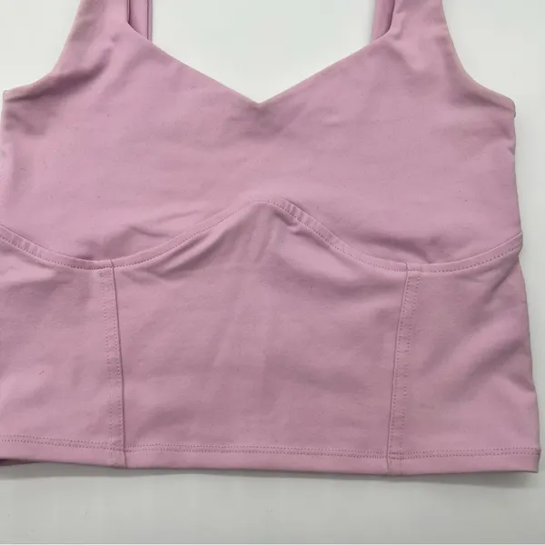 Abercrombie & Fitch Women’s Soft Collection Light Pink Crop Top Size XS - Image 2