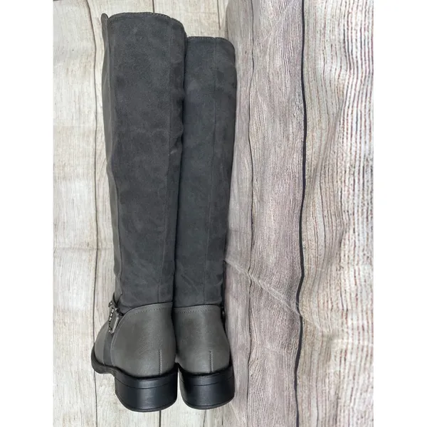 Dream Paris Gray Over the Knee Riding Boots Size 6 - Image 5