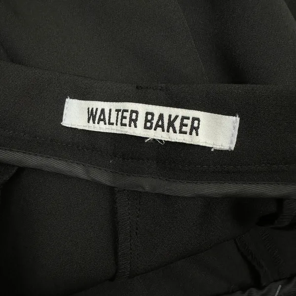 Walter Baker Atlas Wide Leg Pants Black Trouser Minimalist Office Slit Small NWT - Image 7