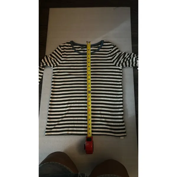 Madewell Northside Long Sleeve Vintage Tee Driggs Stripe NEW XXS Nautical Preppy - Image 7