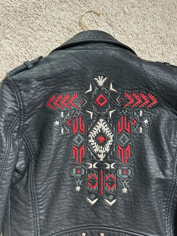 Vigoss faux leather jacket. XS - Image 8