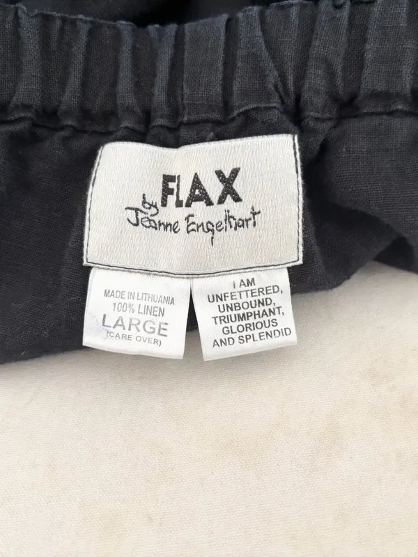 Flax Wide Leg Linen Pants - Image 4