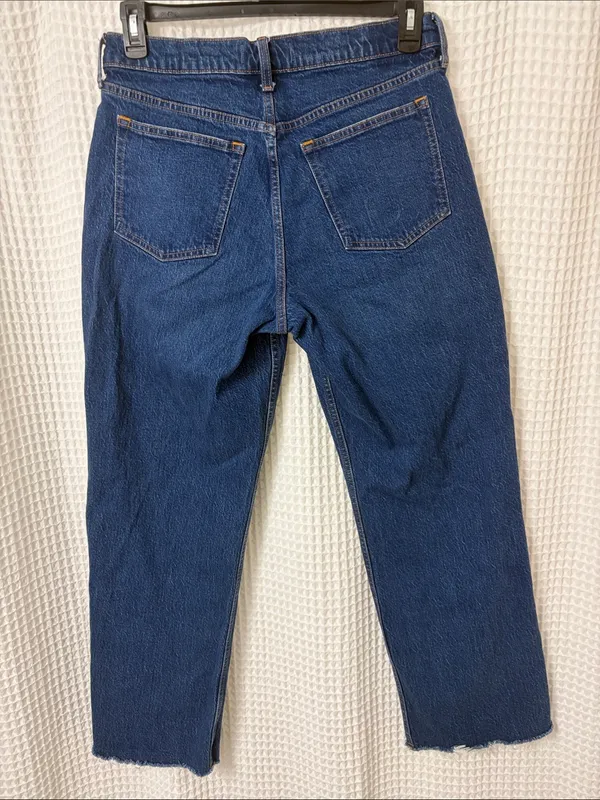 Abercrombie & Fitch Jeans The Baggy Low Rise Curve Love Raw Hem 29/8 - Image 5