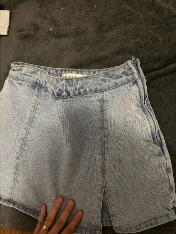 English Factory mini jean skort - Image 5