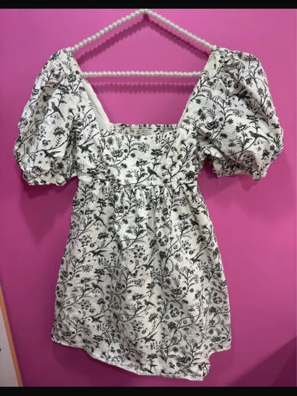 Urban Outfitters Laura Ashley Penelope Toile Cottagecore Babydoll Dress - Image 3