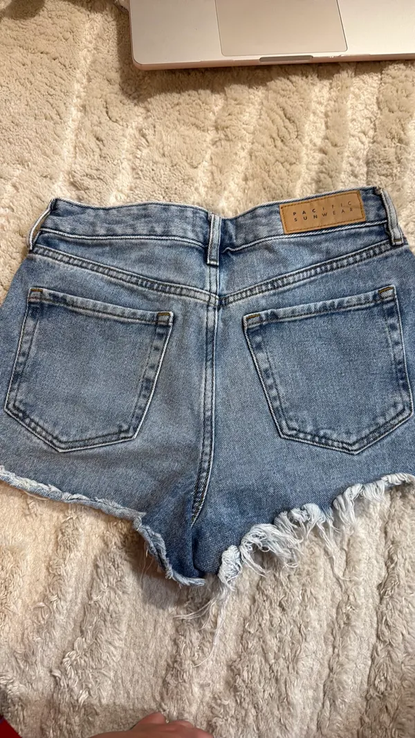 Pacsun High Rise Jean Shorts - Image 4