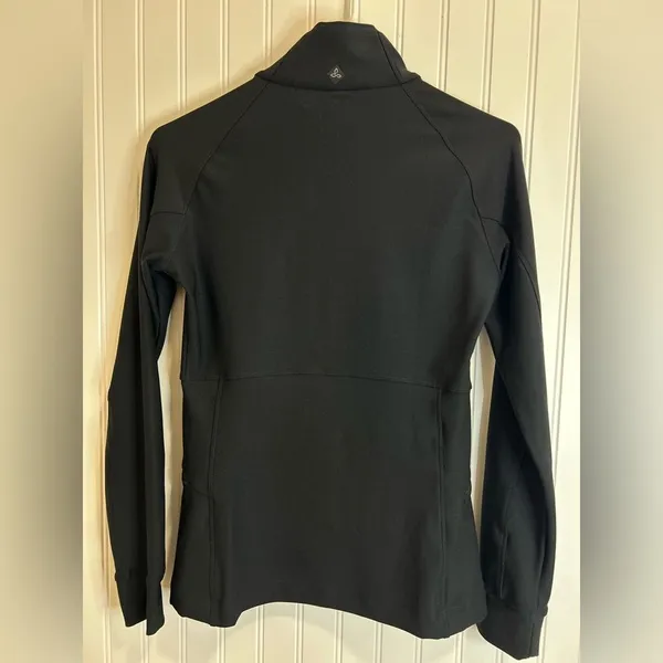 Prana Women's Black Zip Up Jacket athletic XS Running Yoga Gym. - Image 9