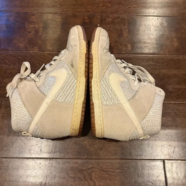 Nike Dunk Sky Hi Hidden Wedge sneakers Metallic Luster/Sail - Image 7
