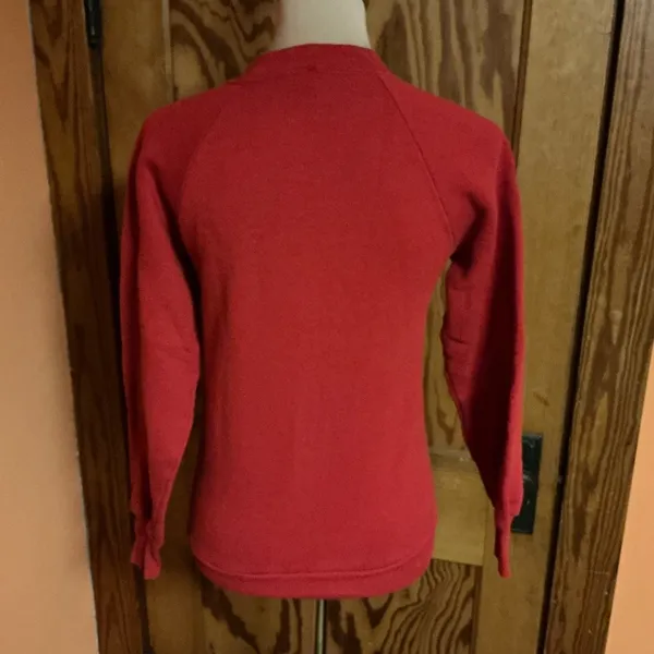 Vtg 80s Reindancing embroidered Holiday Sweatshirt - Image 11