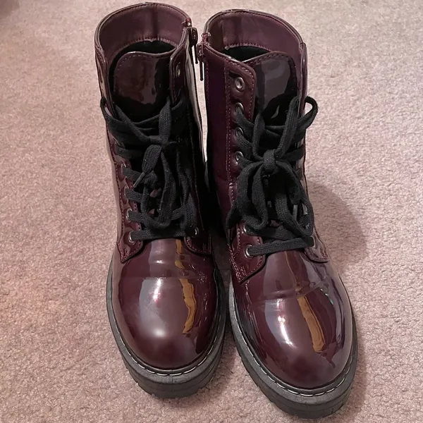 TRUE CRAFT Women’s Faux Leather Combat Boots - Image 9