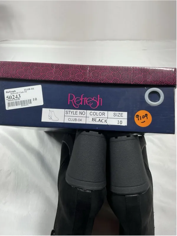Womans New Refresh Club Chelsea Style Ankle Boot Size 10 Black - Image 7