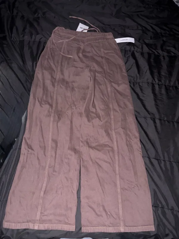 Bystander Lace Up Pants Brown princess Polly - Image 3