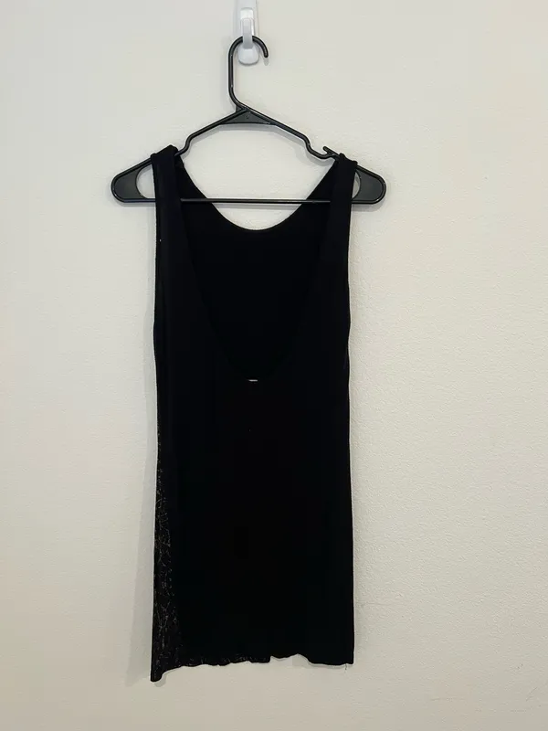 Black Sleeveless Scoop Neck Dress Size L by Forever 21 - Image 3