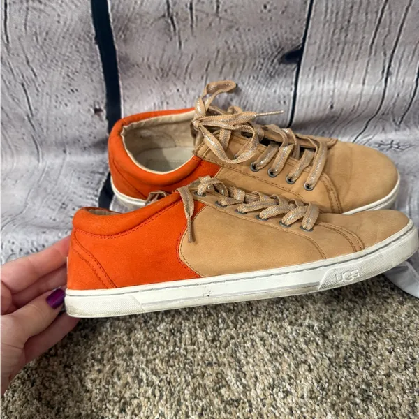Women’s UGG Tommy Prix sneakers in tawny and Orange size 8.5 - Image 10