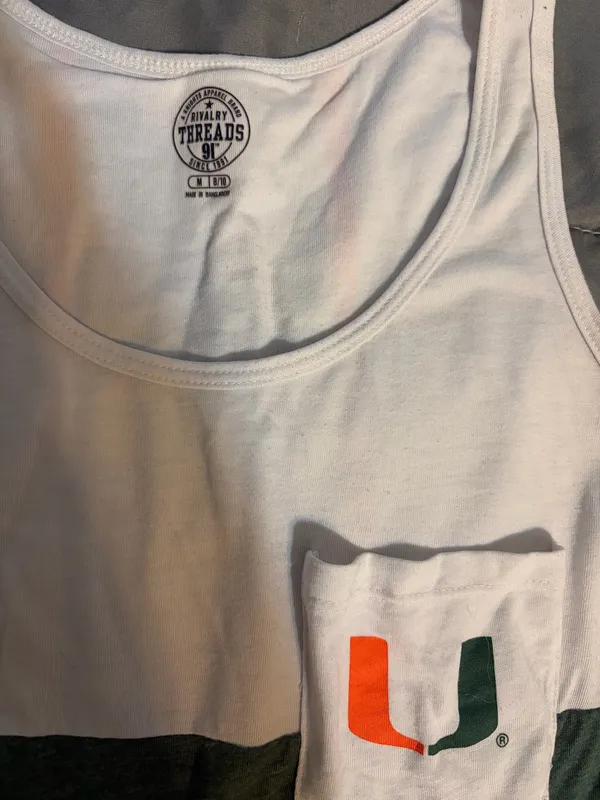Rivalry Threads University of Miami Tank Top - Image 2