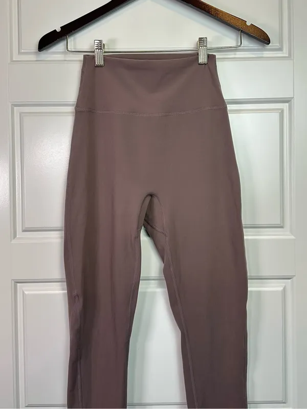 Buffbunny Legacy Ultra High Rise Performance Athletic Leggings Mocha Size Small - Image 3