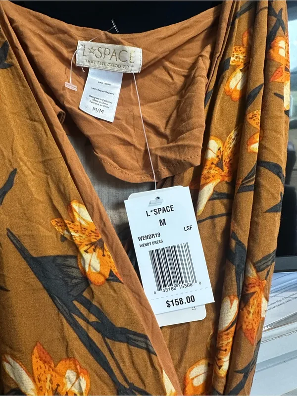 L*Space NWT Floral Wrap Maxi Dress - Image 4
