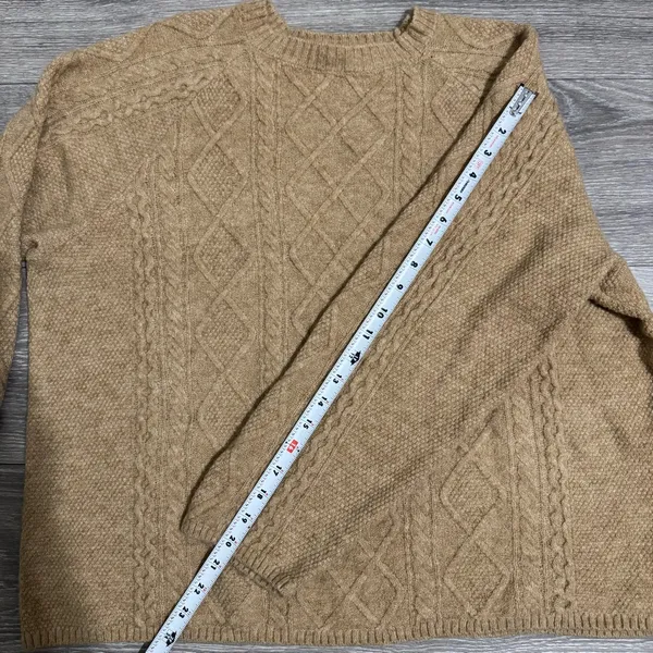 Vince Camuto Women Warm Cozy Pullover Crew Neck Cable‎ Sweater XL Relaxed Fit - Image 10