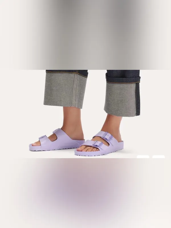 Birkenstock Lilac Stealth Buckle EVA Slide Sandals for Women - Image 2