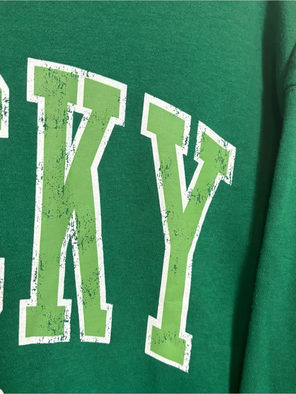 Way To Celebrate Sweatshirt Crewneck‎ Lucky Shamrock 4 Leaf Clover Green Medium - Image 2