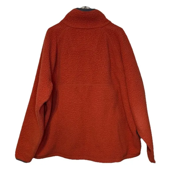 Carhartt Women's Fleece Pullover Sherpa 1/4 Snap Relaxed Fit 0J4991-W Orange XXL - Image 7