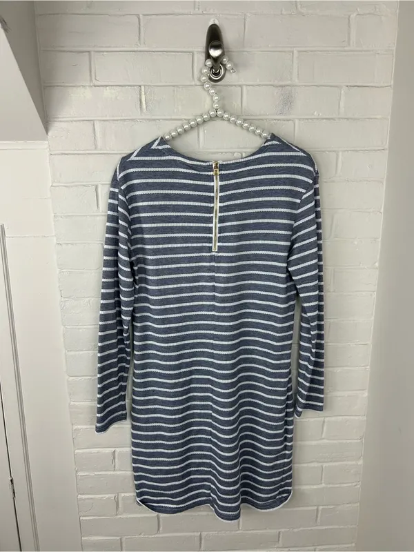 Sail To Sable Striped Nautical Casual Dress Size S - Image 9