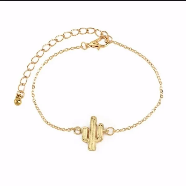 Boutique Gold Stacking Arrow Cactus‎ Bracelet Set (4) - Image 8