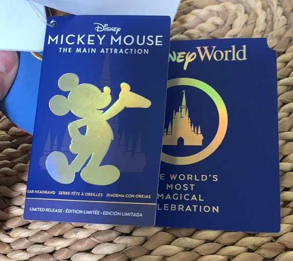 Disney Parks NWT Big Thunder Mountain Railroad Mickey Ears 50 anniversary - Image 8