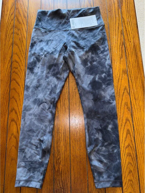 Lululemon Wunder Train High Rise 25” Diamond Dye Grey Size 8 NWT - Image 2