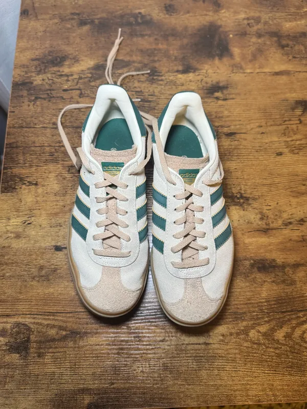 Adidas Green Platform Gazelles - Image 4